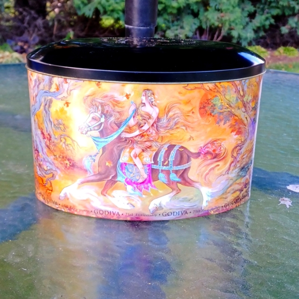 Limited Edition Godiva 75th Anniversary Tin **FALL**